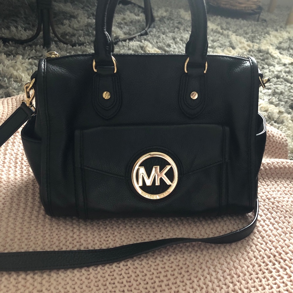Michael Kors Black Satchel Speedy Bag